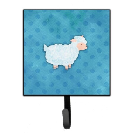 Jensendistributionservices Polkadot Sheep Lamb Watercolor Leash or Key Holder MI1655894